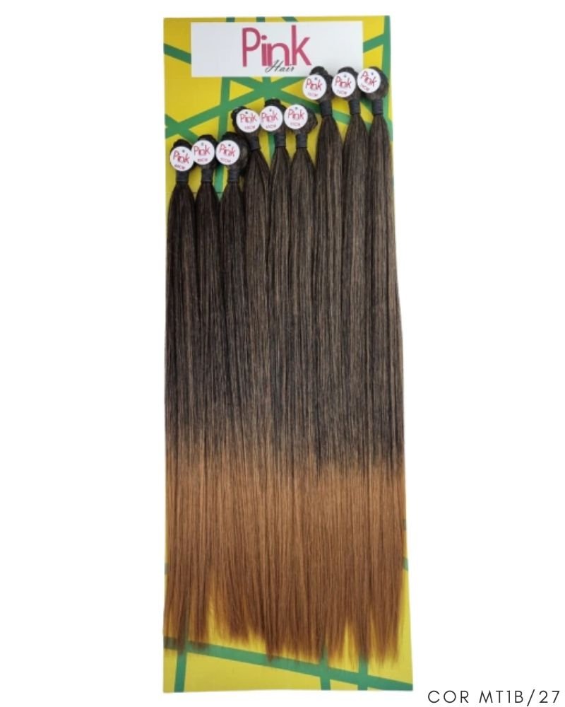 Cabelo Orgânico Kim Liso - Pink Hair