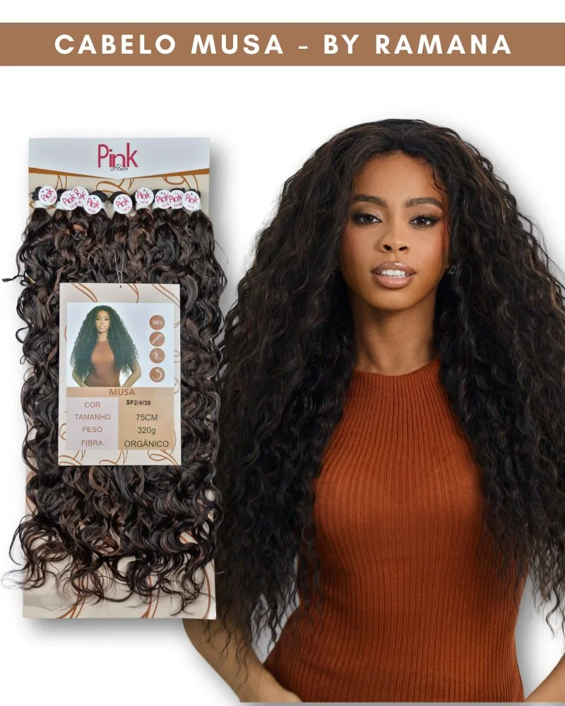 Cabelo Orgânico Musa - Pink Hair by Ramana Borba