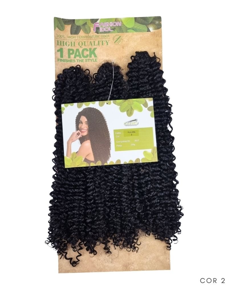 Cabelo Orgânico Tulipa Cacheado - True Me