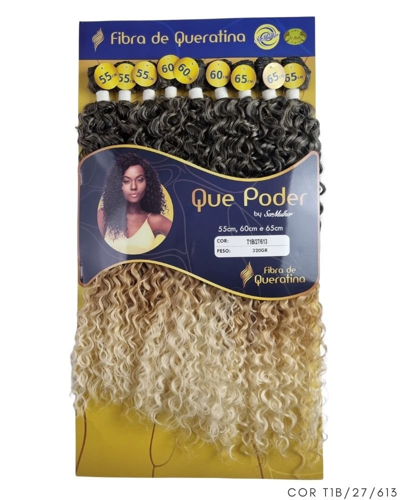 Cabelo Que Poder Fibra de Queratina Cacheado - Ser Mulher