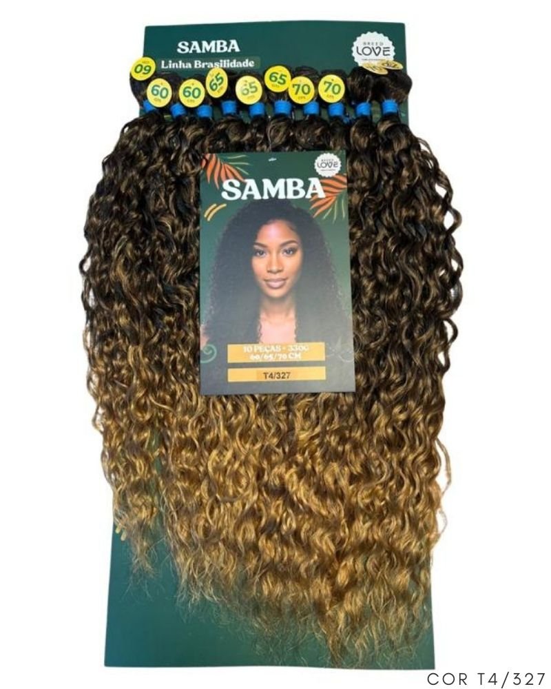 Cabelo Samba Fibra Brasileira Bio Fibra Cacheado