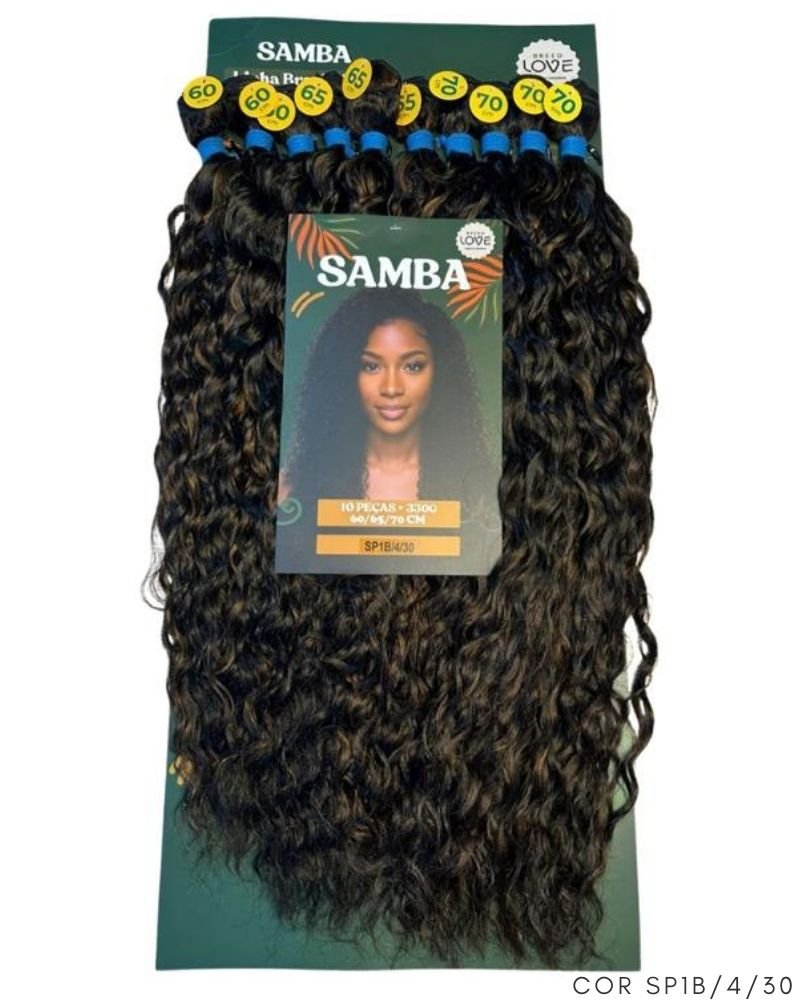 Cabelo Samba Fibra Brasileira Bio Fibra Cacheado