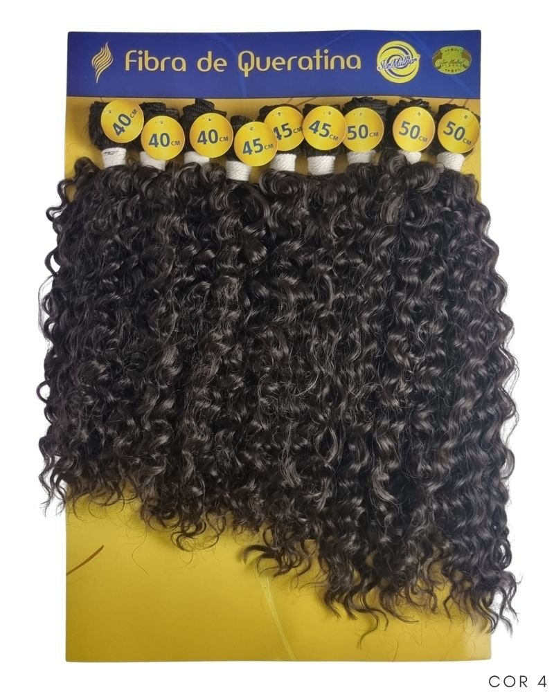 Cabelo Só Sucesso Fibra de Queratina Cacheado - Ser Mulher