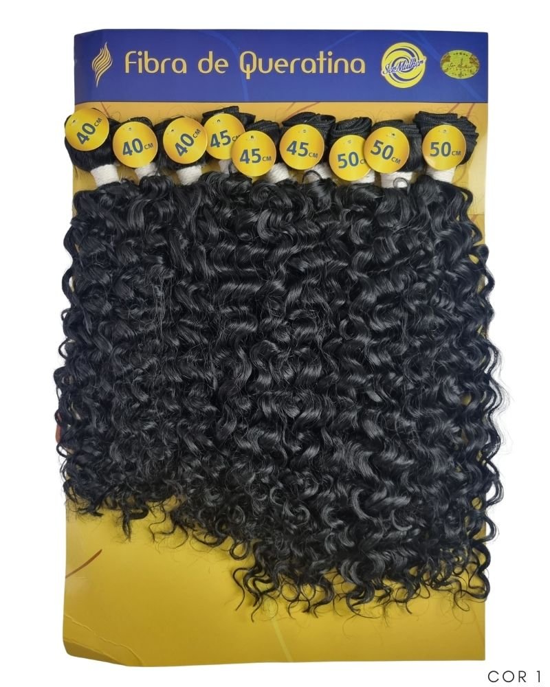 Cabelo Só Sucesso Fibra de Queratina Cacheado - Ser Mulher