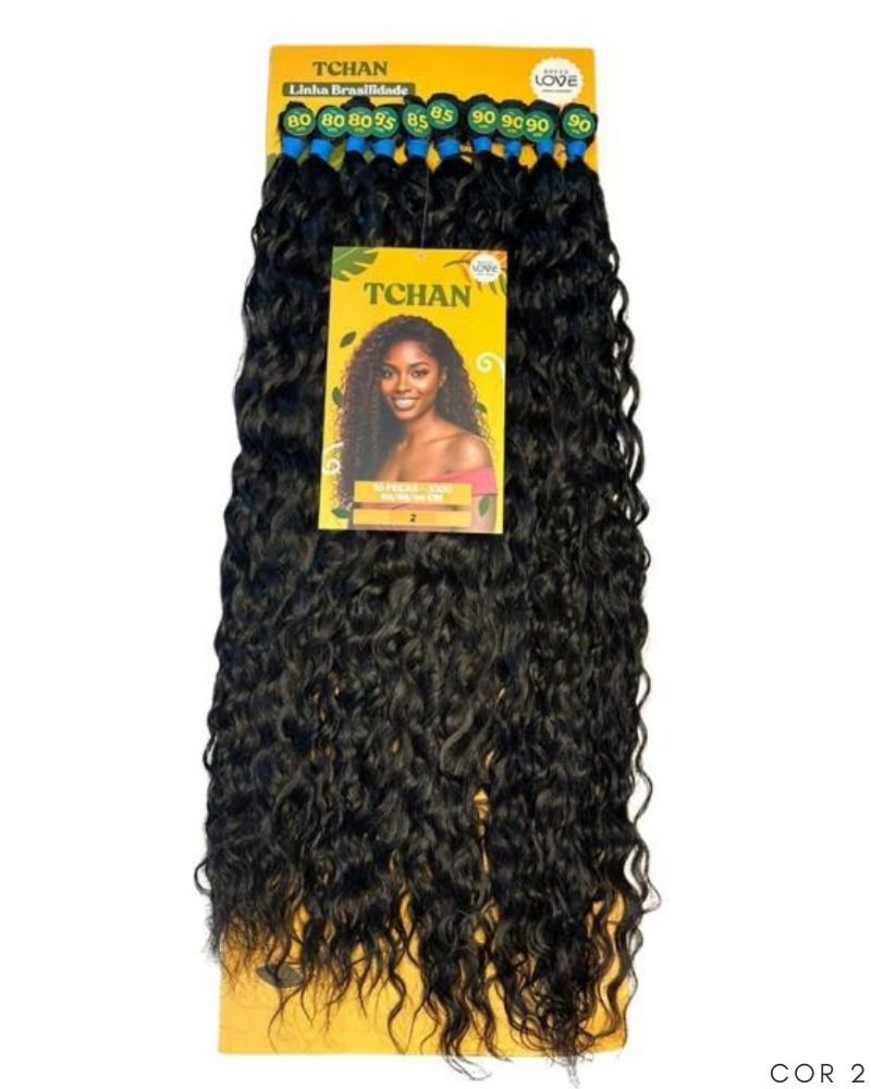 Cabelo Tchan Fibra Brasileira Bio Fibra Cacheado
