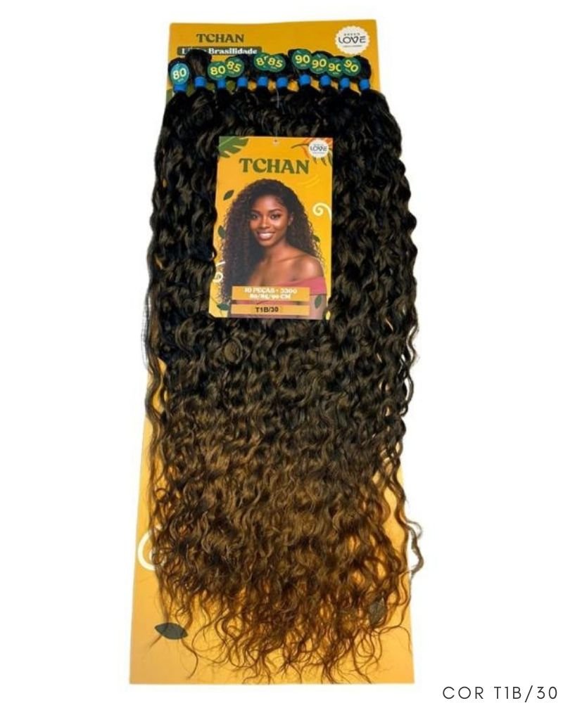 Cabelo Tchan Fibra Brasileira Bio Fibra Cacheado