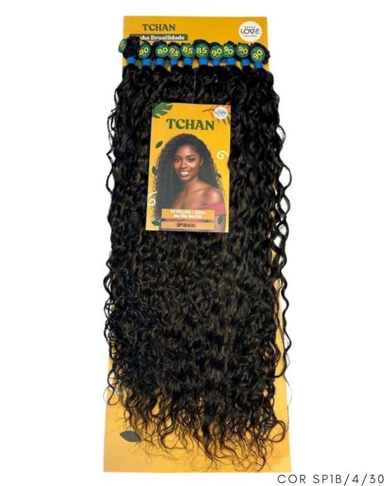 Cabelo Tchan Fibra Brasileira Bio Fibra Cacheado