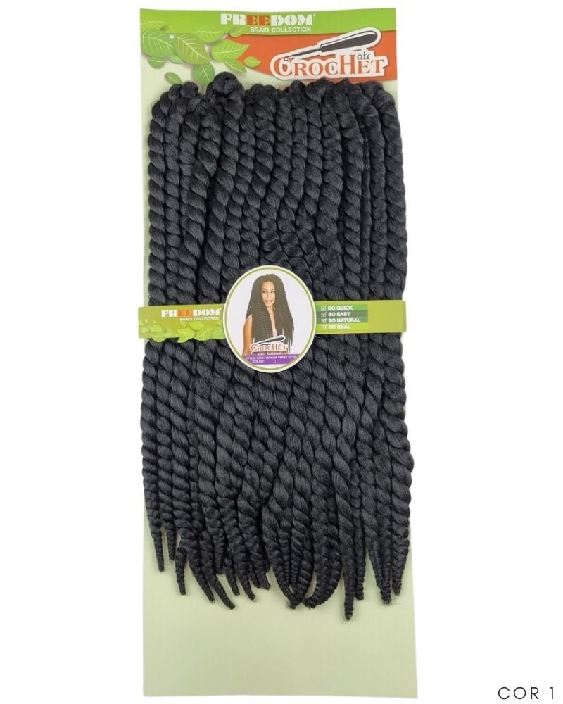Kit 2 Pacotes Cabelo Cro Havana Twist Freedom