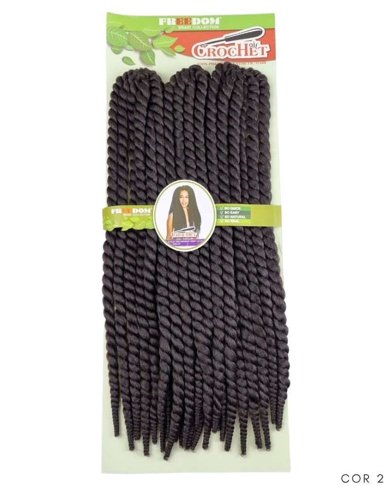 Kit 2 Pacotes Cabelo Cro Havana Twist Freedom