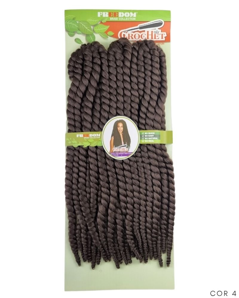 Kit 2 Pacotes Cabelo Cro Havana Twist Freedom