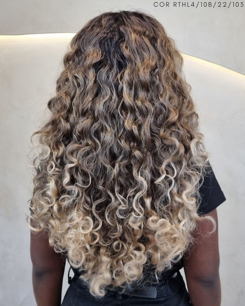 Lace Front Felicidade Orgânica Cacheada