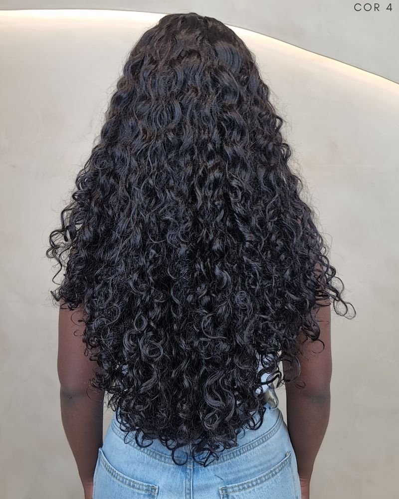 Lace Front Felicidade Bio Fibra Cacheada