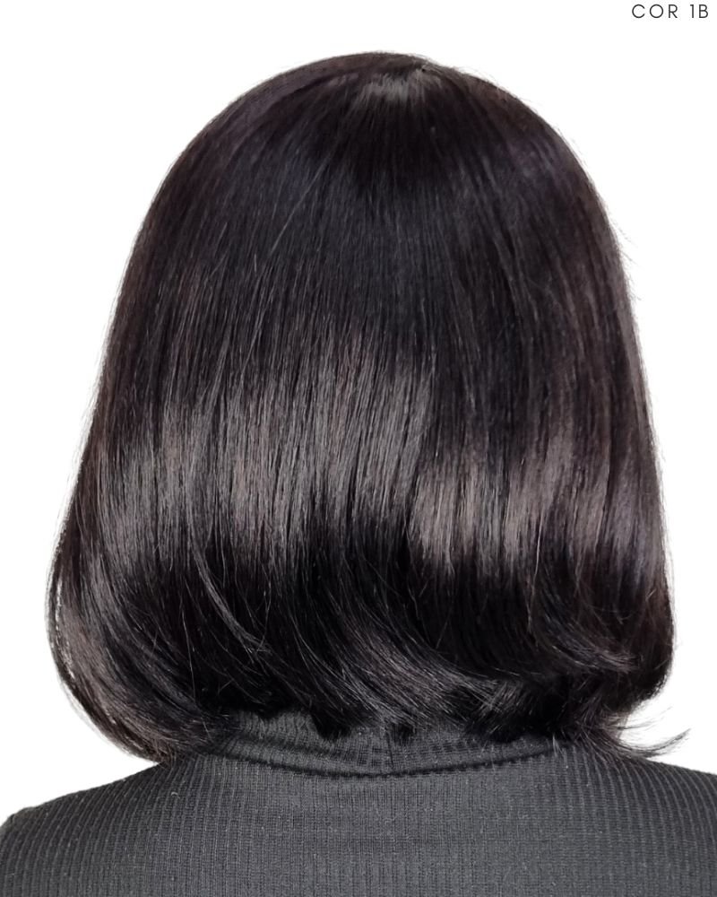 Lace Front Humana Agatha Lisa - Beauty Hair (Cor 1B)