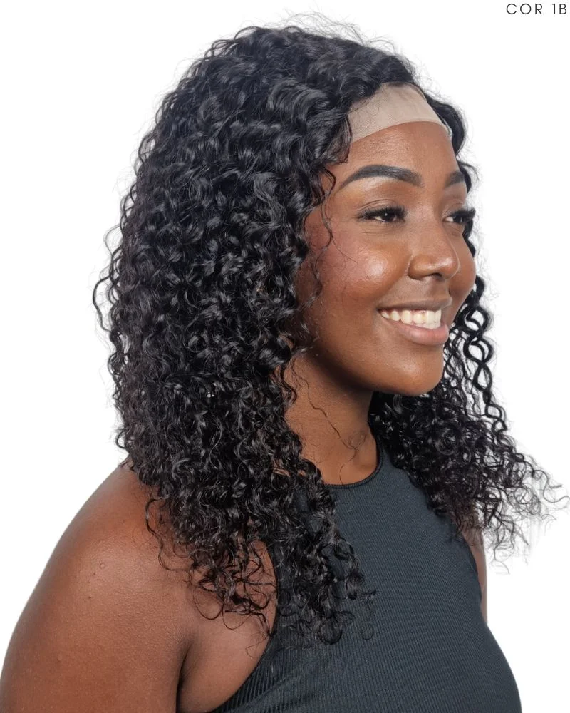 Lace Front Humana Alberta Cacheada - Beauty Hair