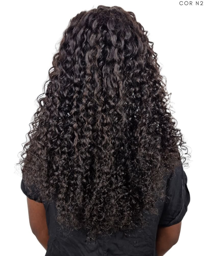 Lace Front Humana Alzira 20' Cacheada - Modern Girl (Cor 2)