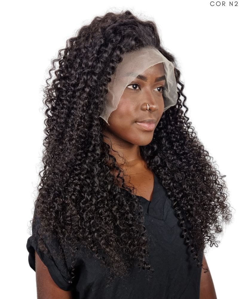 Lace Front Humana Amethy 24' Cacheada - Modern Girl (Cor 2)