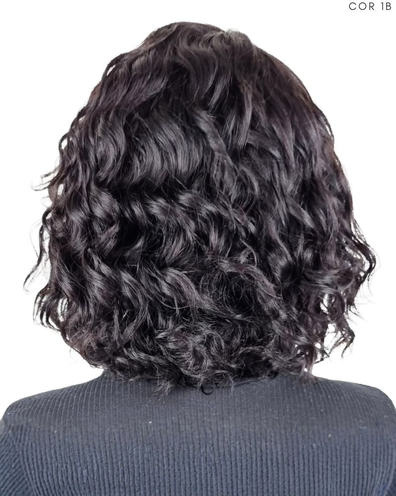 Lace Front Humana Ariel Ondulada - Beauty Hair (Cor 1B)