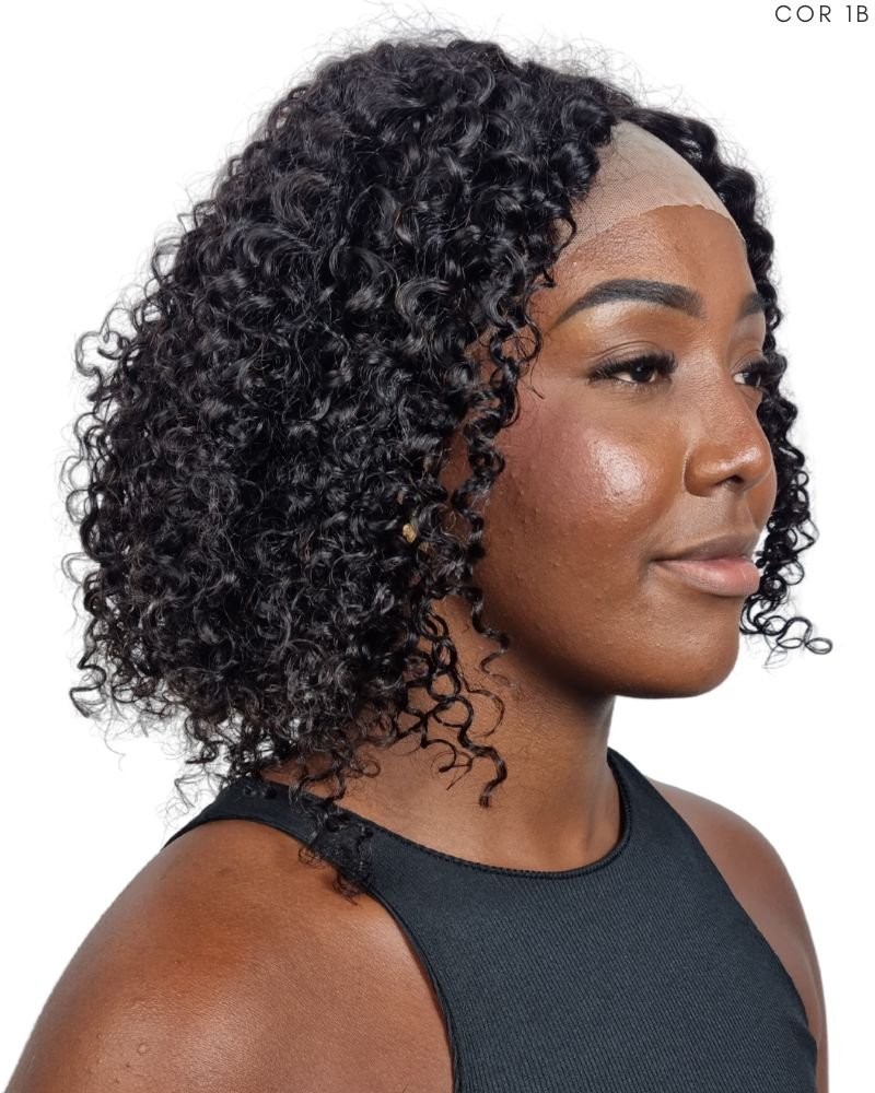 Lace Front Humana Bianca P Cacheada - Beauty Hair