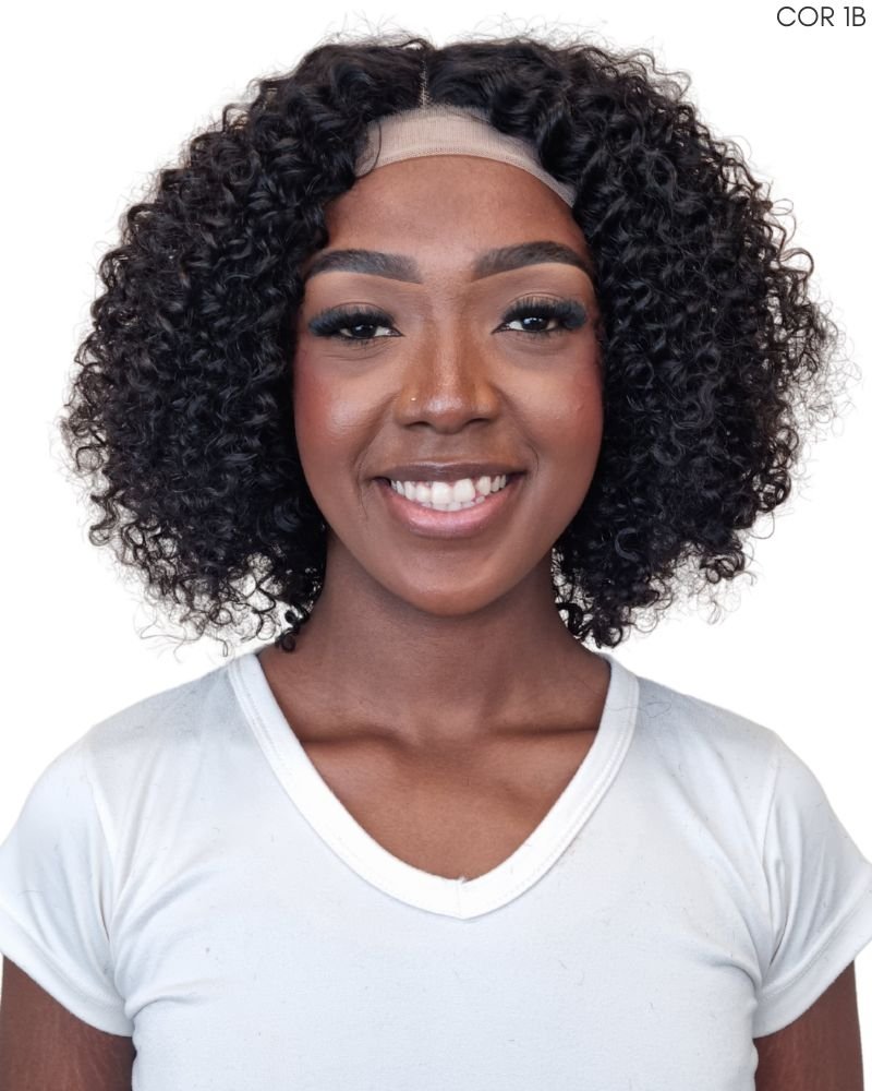 Lace Front Humana Bianca P Cacheada - Beauty Hair