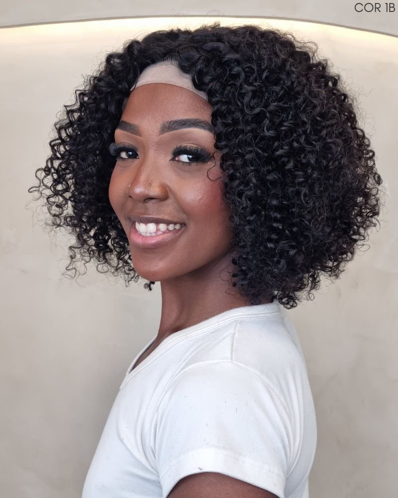 Lace Front Humana Bianca P Cacheada - Beauty Hair