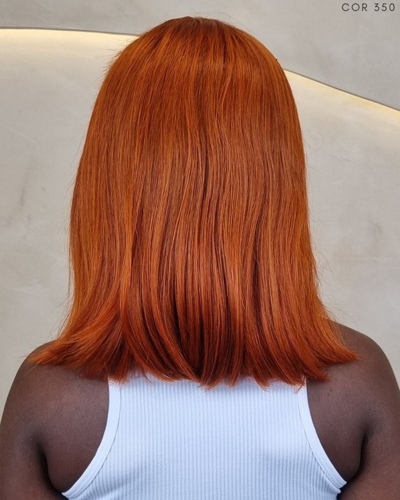 Lace Front Humana Channel M Lisa - (Cor 350 Ruiva)