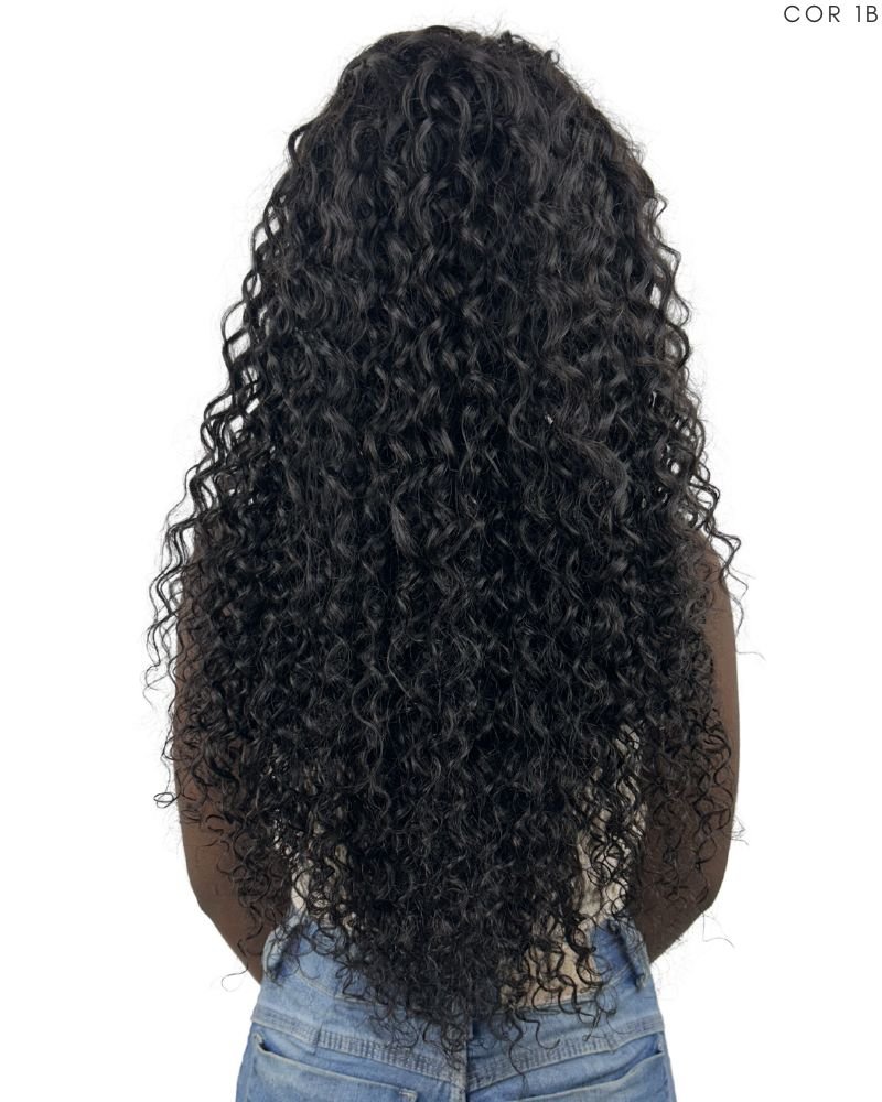 Lace Front Humana Eduarda 24' Cacheada - Modern Girl (Cor 1B)