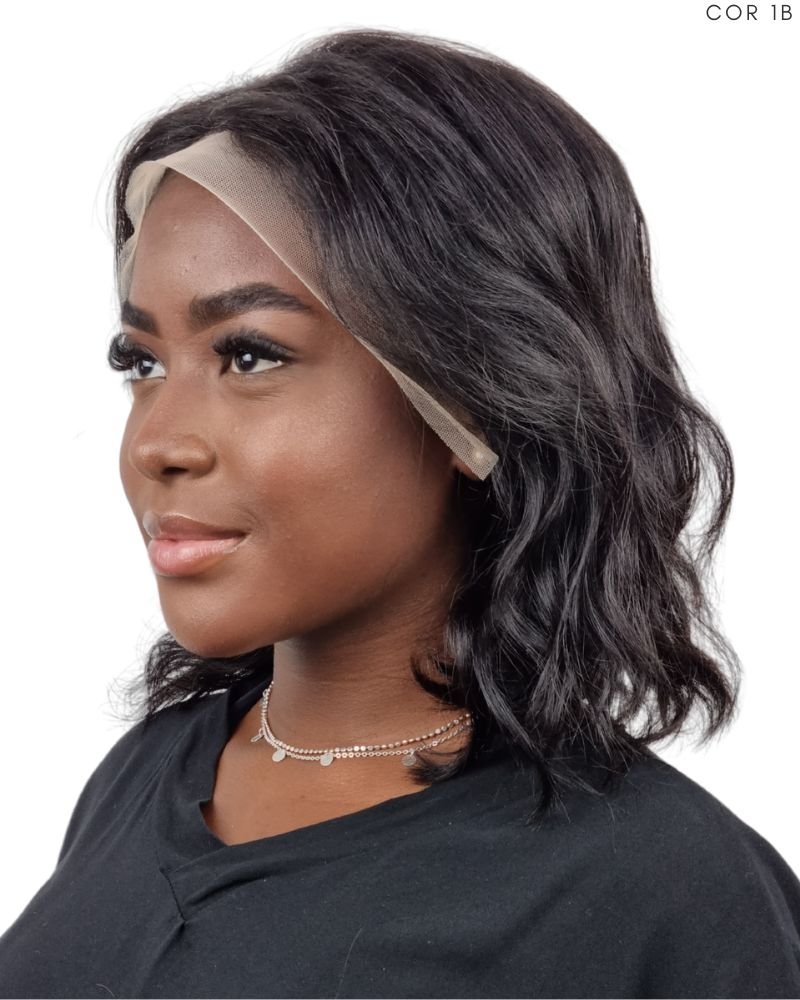 Lace Front Humana Gisele 12'' Ondulada