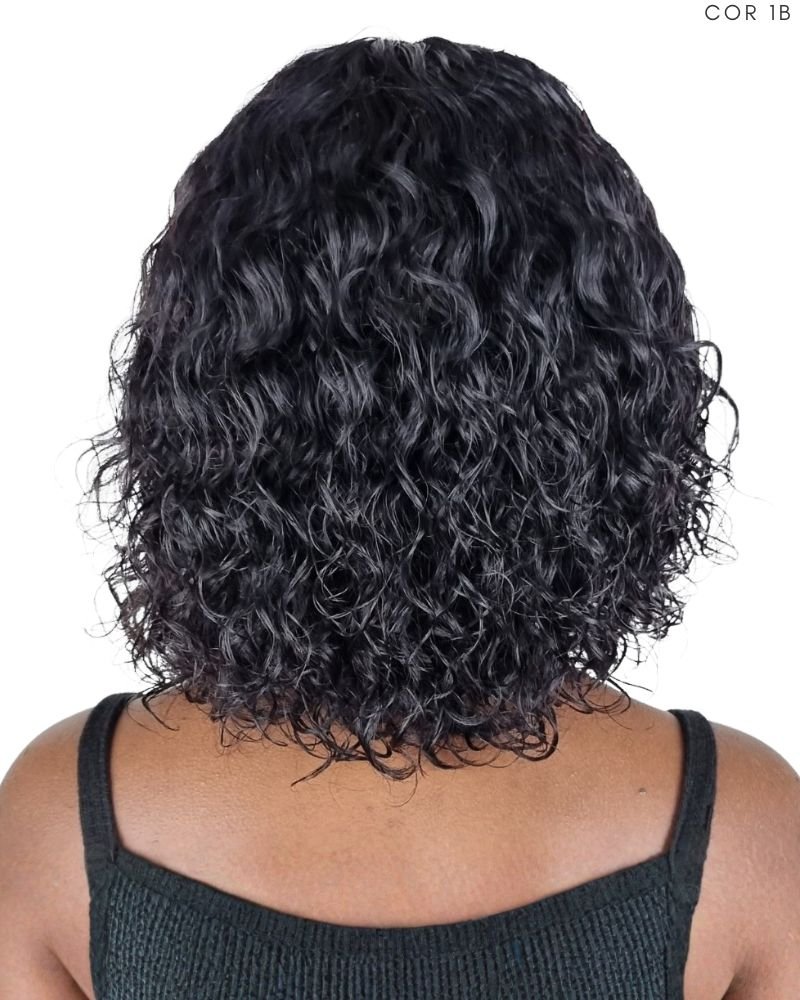 Lace Front Humana Lara Cacheada - Beauty Hair (Cor 1B)