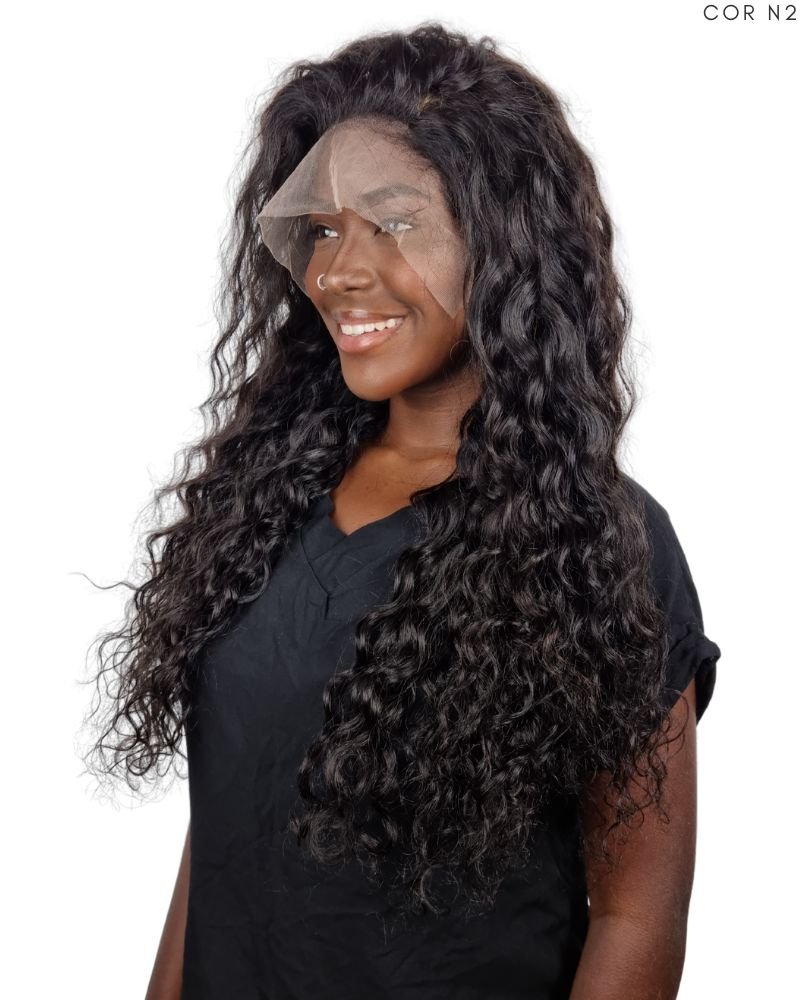 Lace Front Humana Marcia 22' Cacheada - Modern Girl (Cor N2)