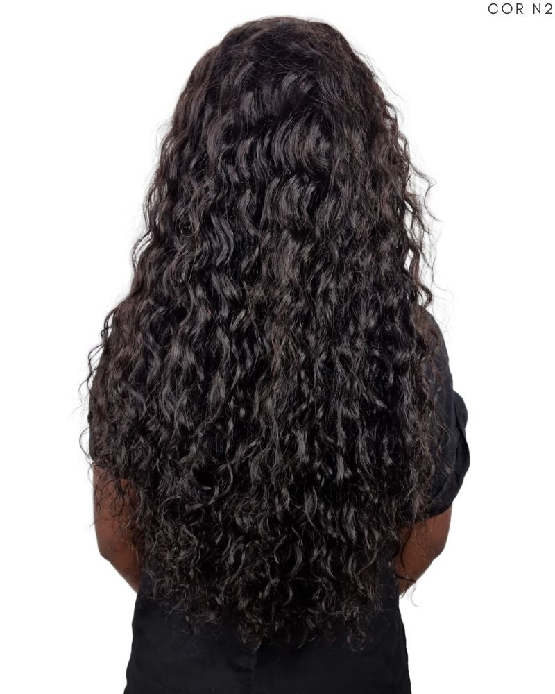 Lace Front Humana Marcia 22' Cacheada - Modern Girl (Cor N2)
