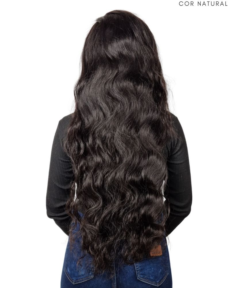 Lace Front Humana Penélope GG Ondulada - (Cor 2 - Natural)