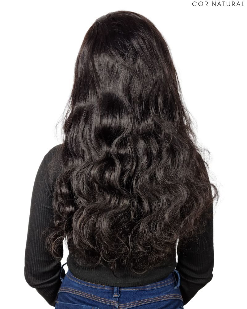 Lace Front Humana Penélope M Ondulada - (Cor 2 - Natural)