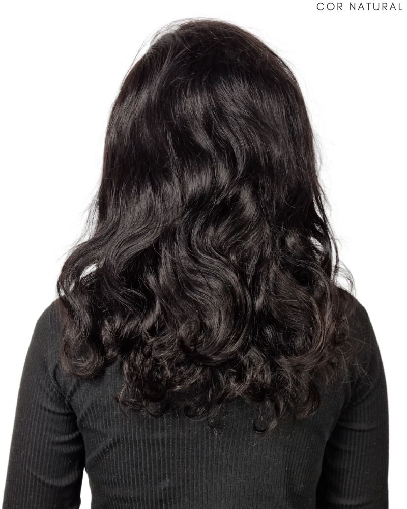 Lace Front Humana Penélope PP Ondulada - (Cor 2 - Natural)