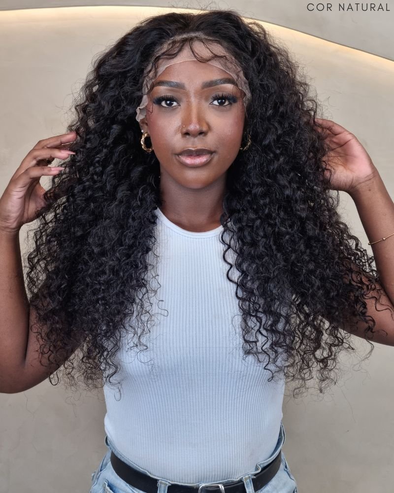 Lace Front Humana Ramona G2 Cacheada - (Cor 2 - Natural)