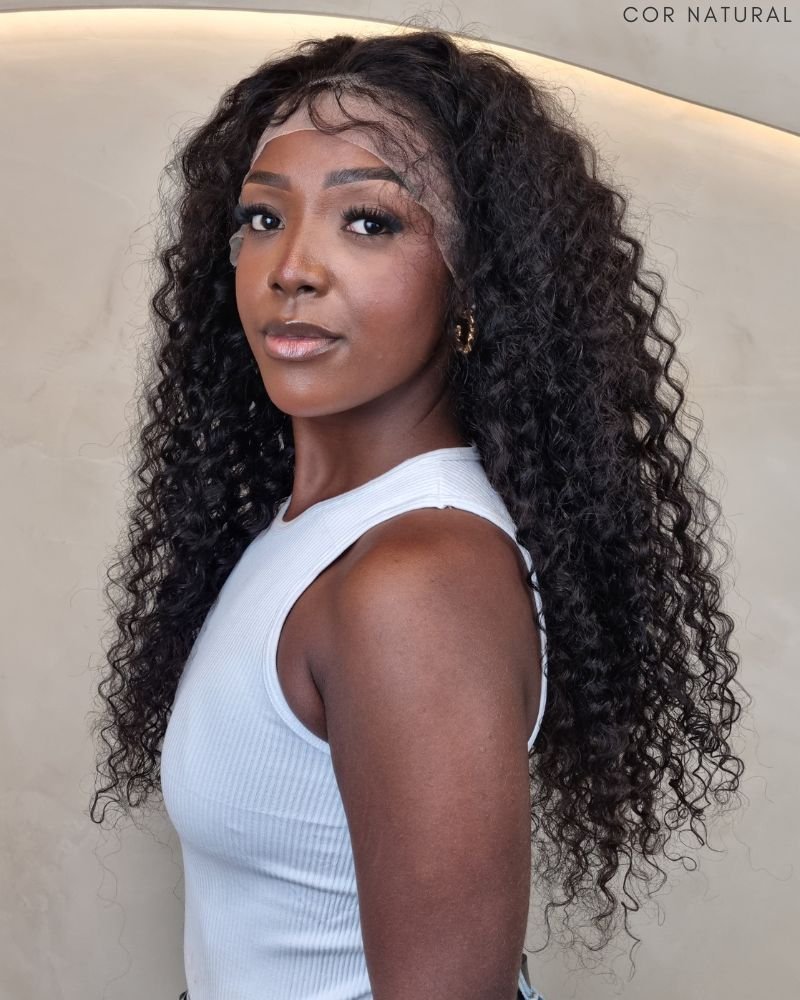 Lace Front Humana Ramona G2 Cacheada - (Cor 2 - Natural)