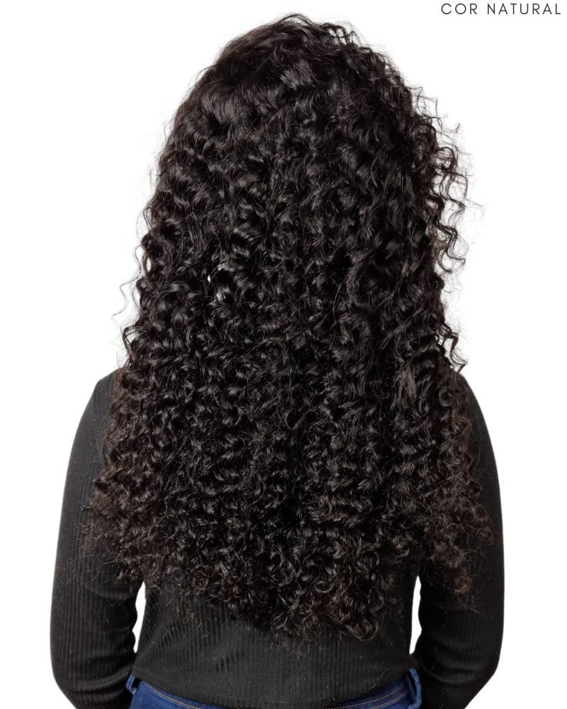 Lace Front Humana Ramona M Cacheada - (Cor 2 - Natural)