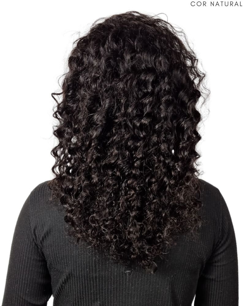 Lace Front Humana Ramona P Cacheada - (Cor 2 - Natural)