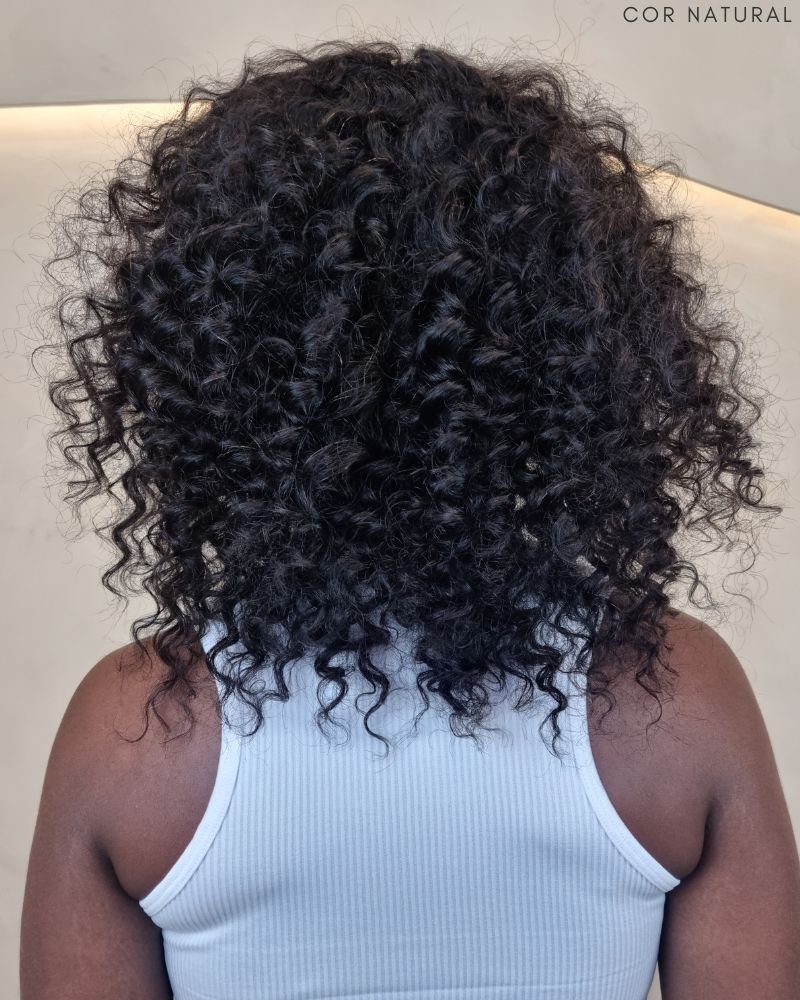 Lace Front Humana Ramona PP2 Cacheada - (Cor Natural)