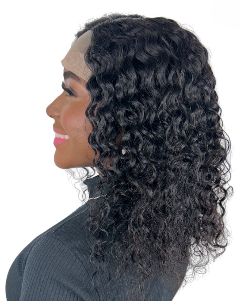 Lace Front Humana Rita Cacheada - Beauty Hair (Cor 1B)