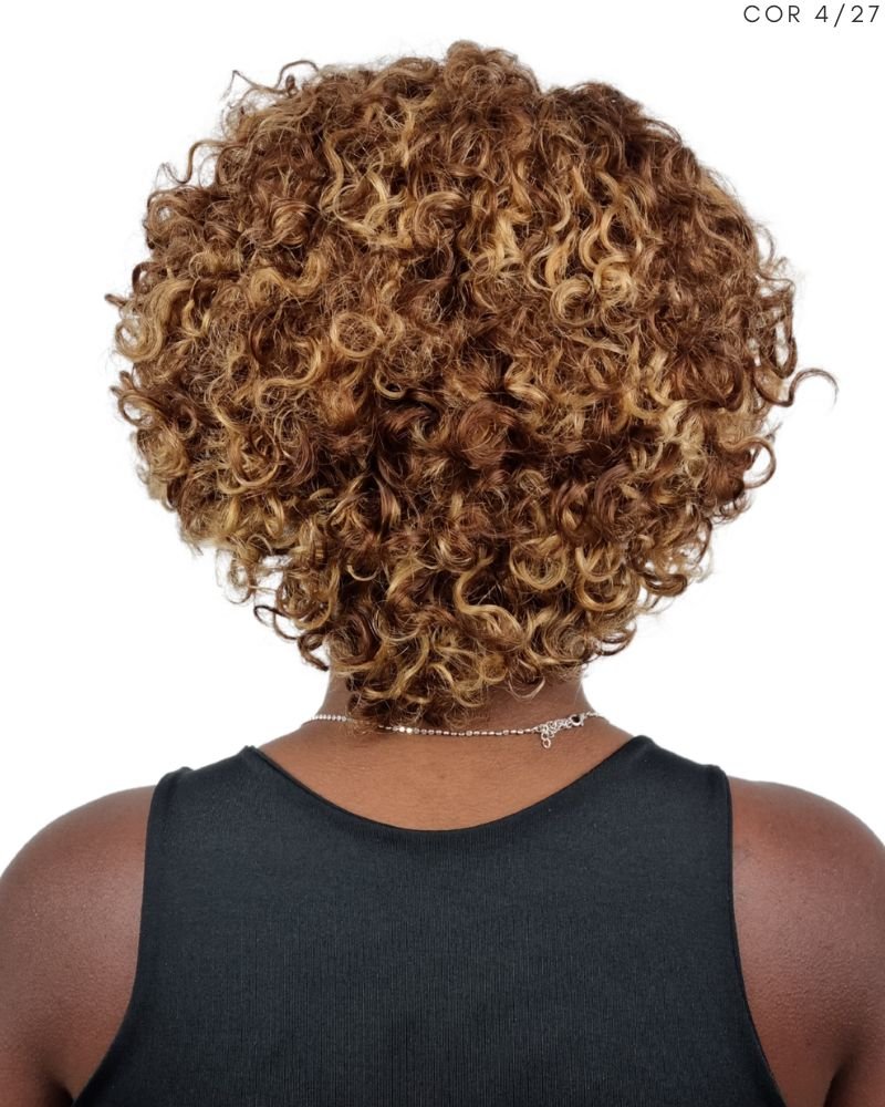 Lace Front Humana Samira Cacheada - (Cor 4/27)