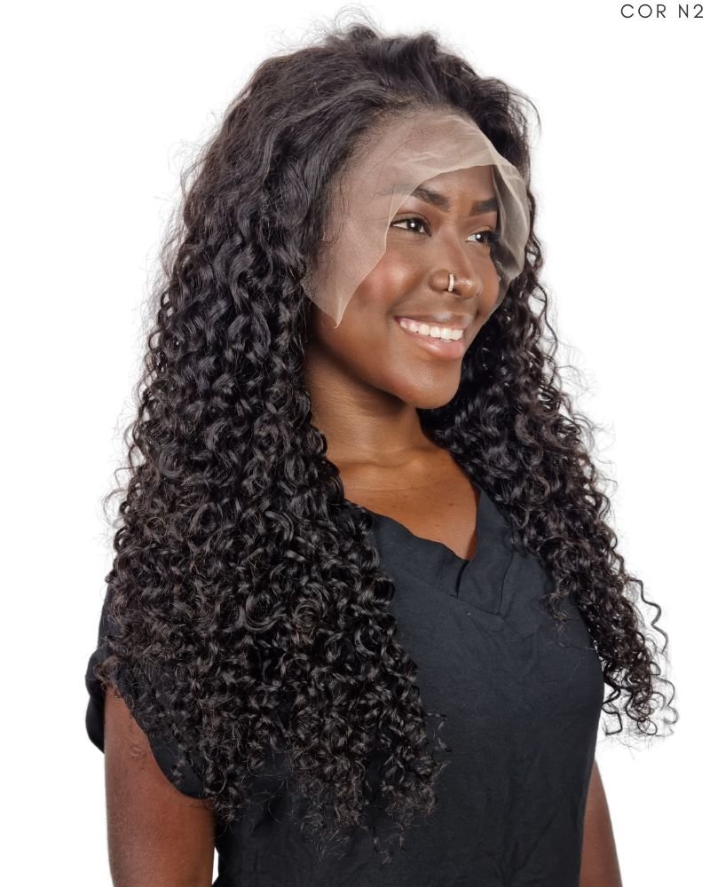 Lace Front Humana Sula 22' Cacheada - Modern Girl (Cor N2)