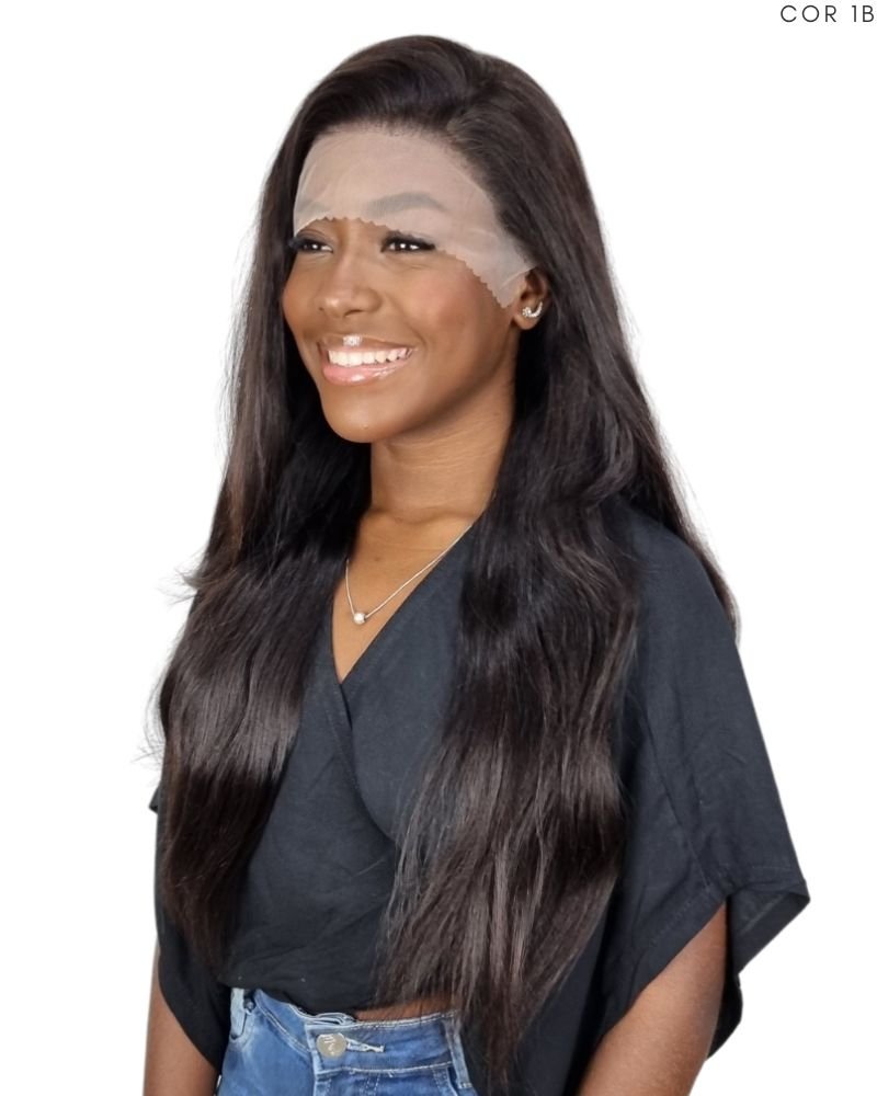 Lace Front Humana Thayna Ondulada - Modern Girl (Cor 1B)