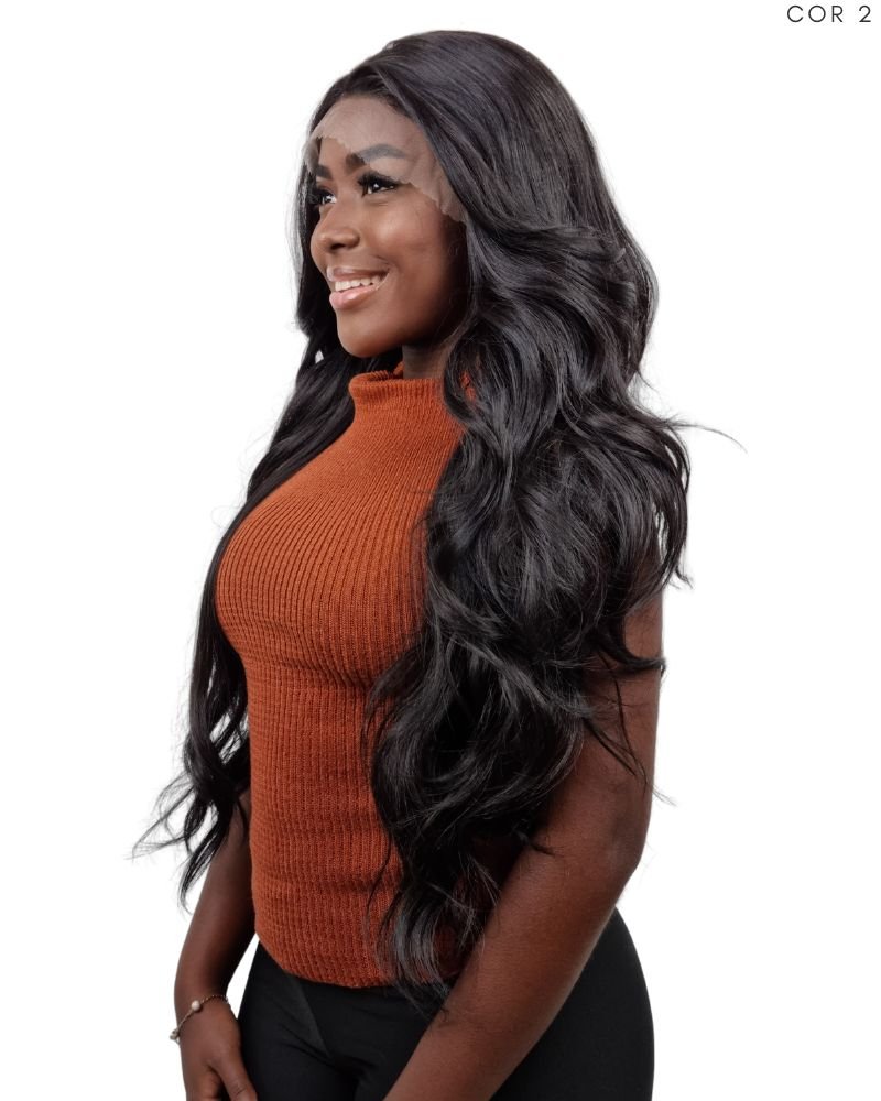 Lace Front Leona Orgânica Ondulada