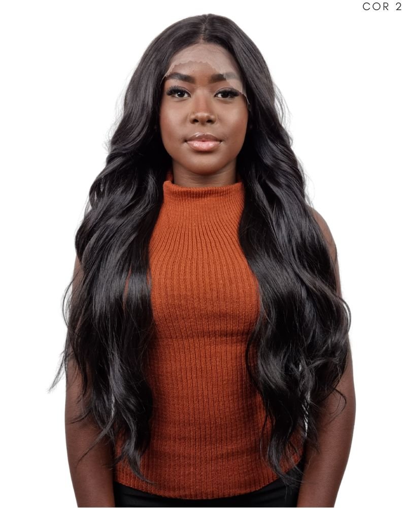 Lace Front Leona Orgânica Ondulada