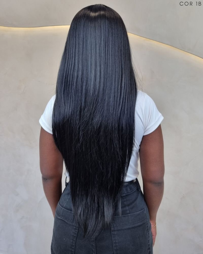 Lace Front Paisley Orgânica Lisa
