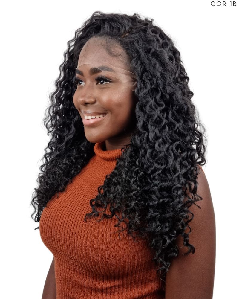 Lace Front Vanessa Bio Fibra Cacheada