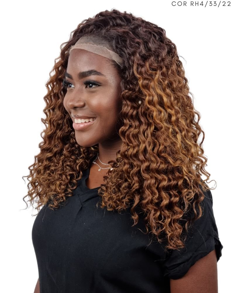 Lace Front Vanessa Bio Fibra Cacheada