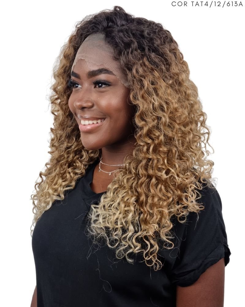 Lace Front Vanessa Bio Fibra Cacheada