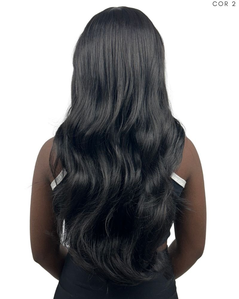 Lace Wig Bili Ondulada com Franja - Modern Girl