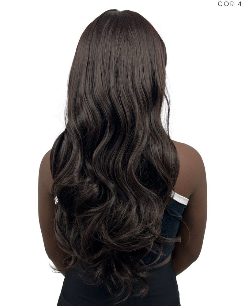 Lace Wig Bili Ondulada com Franja - Modern Girl